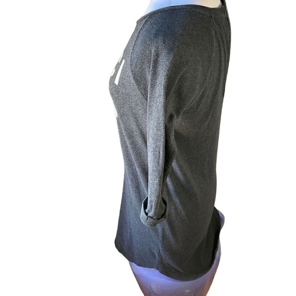 Dark Grey Tunic Long Top, Small. Merci Bien - Picture 3 of 10